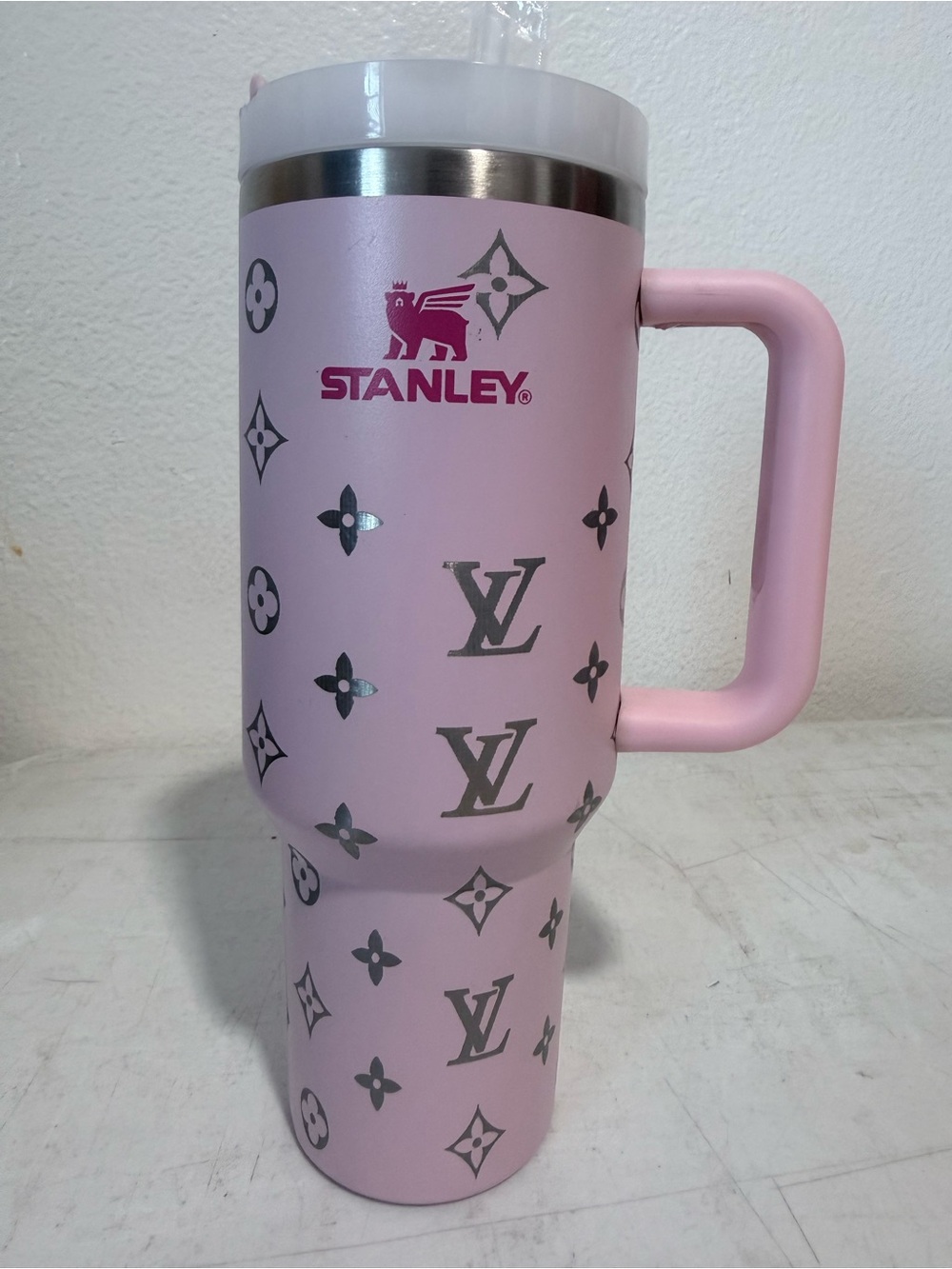 New 40oz Stanley tumblers . Laser engraved